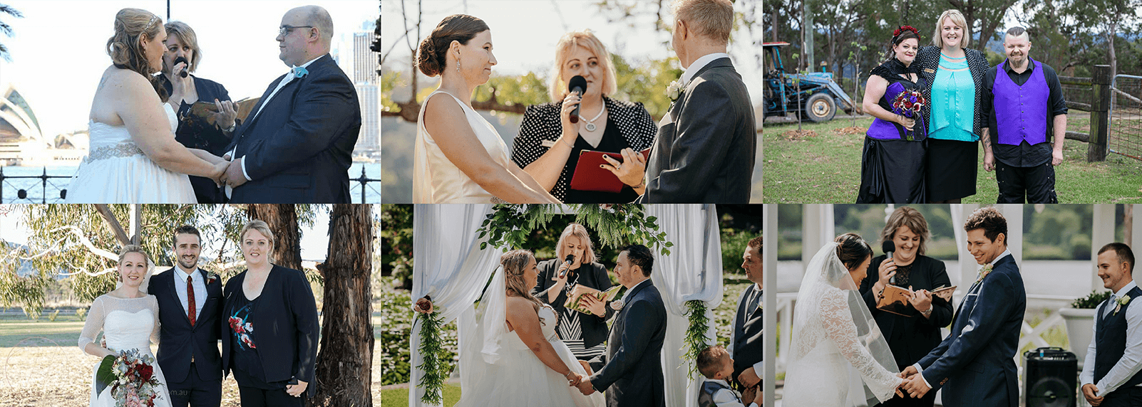 wedding collage